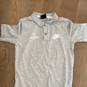 Gently used polo from Nadal’s Academy. It’s fro Mallorca Academy.